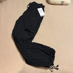 Lululemon Athletica Black Track Pants with Relaxed Fit